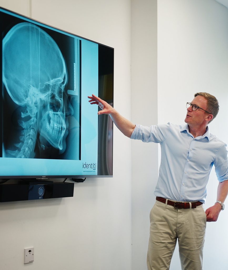 Andrew teaching the course for PG certificate for orthodontics video production