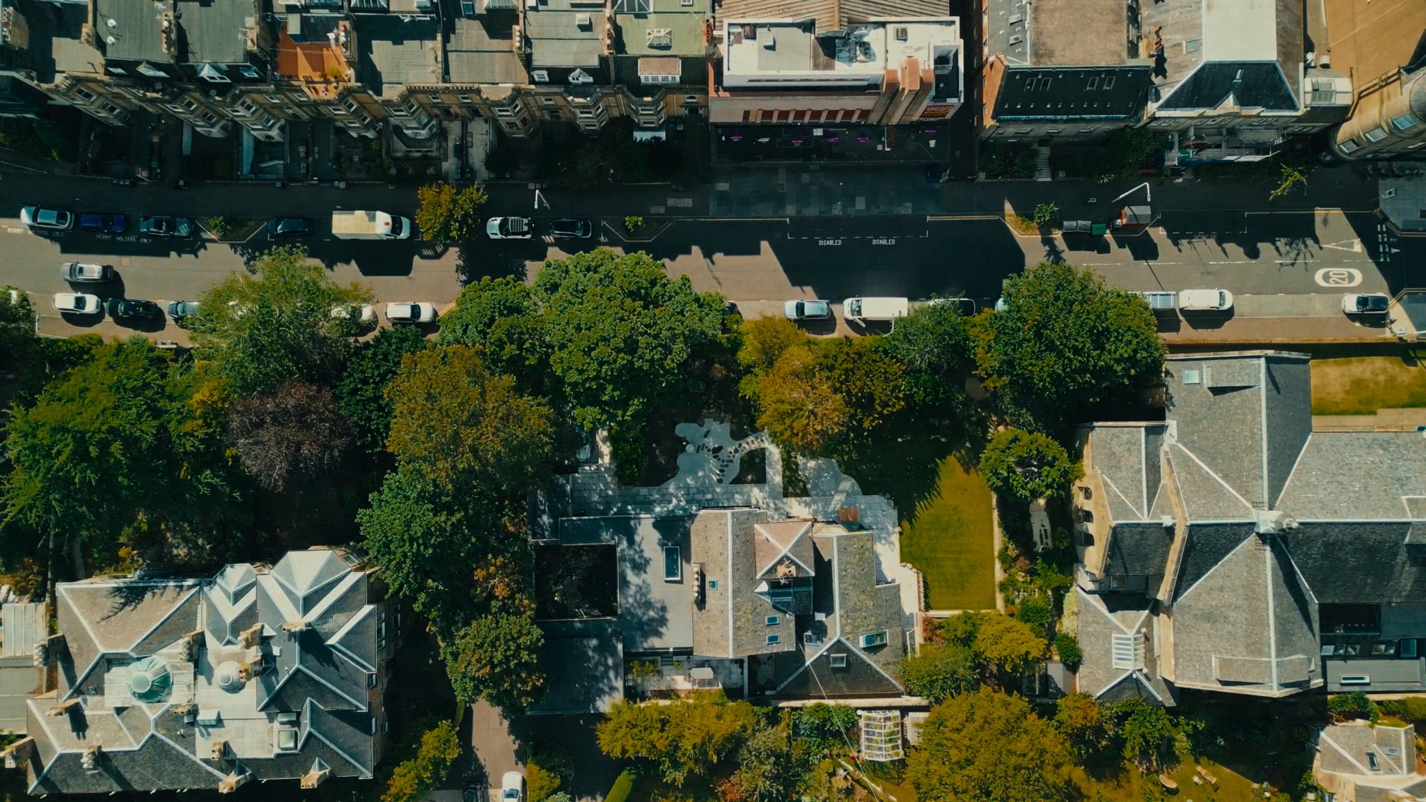 Edinburgh drone footage for luxury real estate