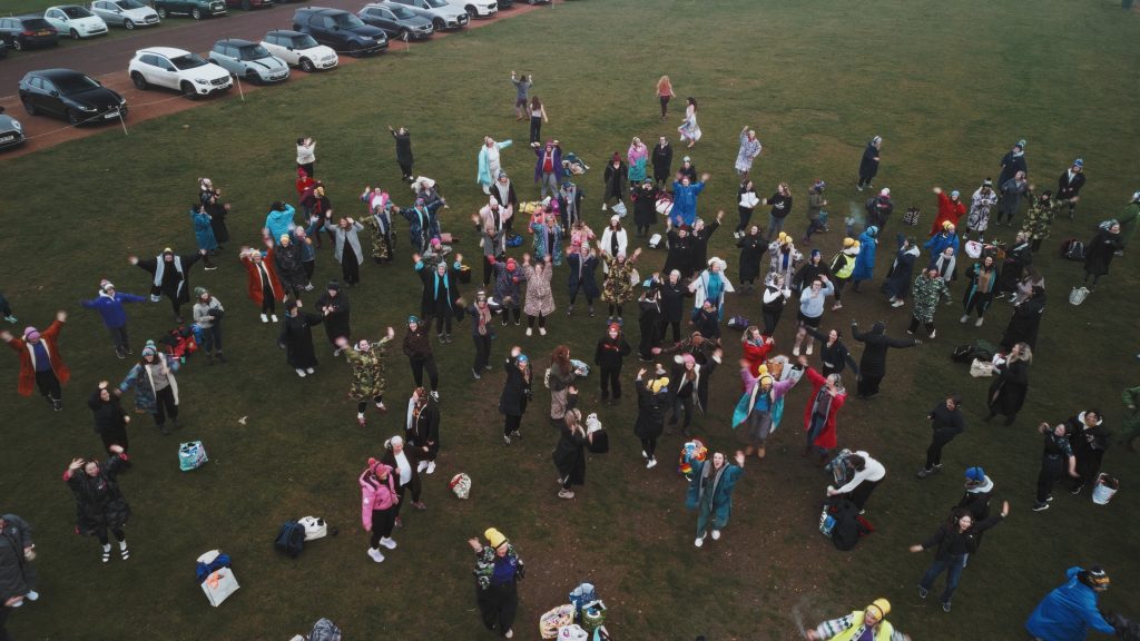 charity drone video still st andrews